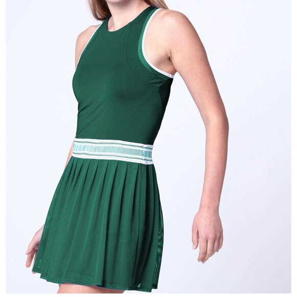 Lucky in Love Dresses & Skirts - Lucky in Love Level Up Tennis Dress Green & white size Medium NWT